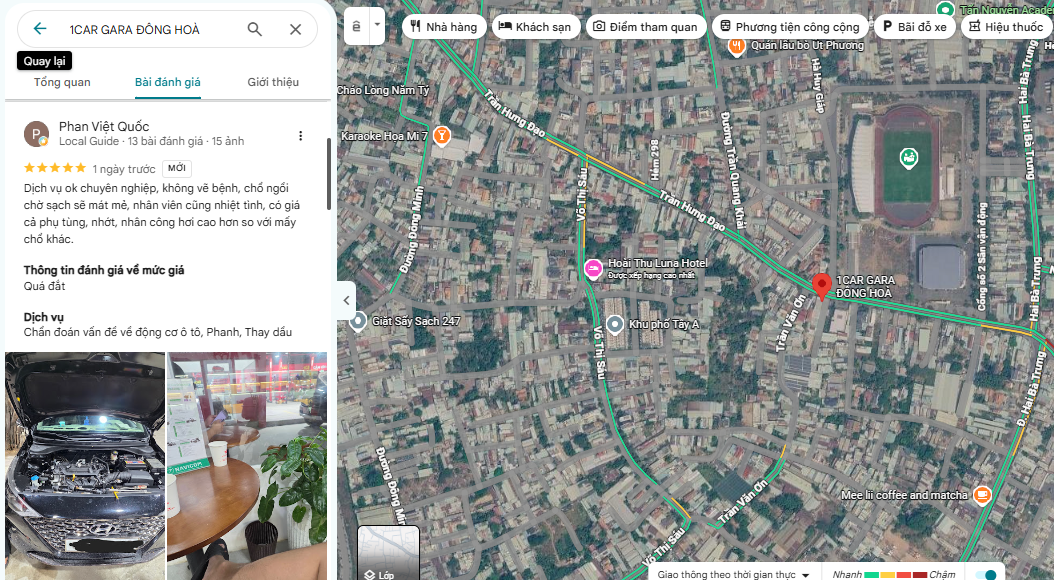 Đánh giá thực tế GMap Đông Hòa