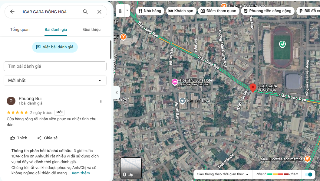 Đánh giá thực tế GMap Đông Hòa