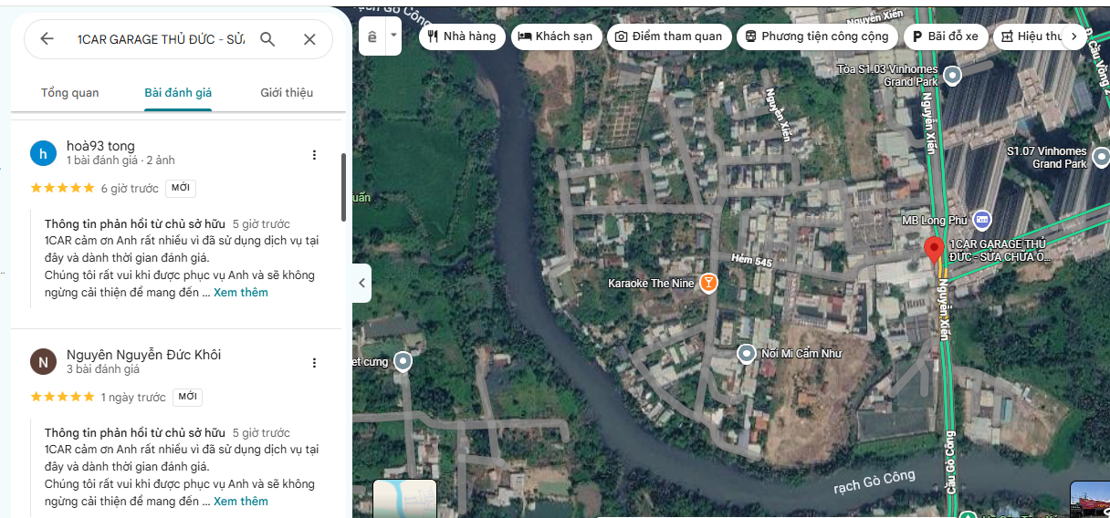 Đánh giá thực tế GMap Thủ Đức