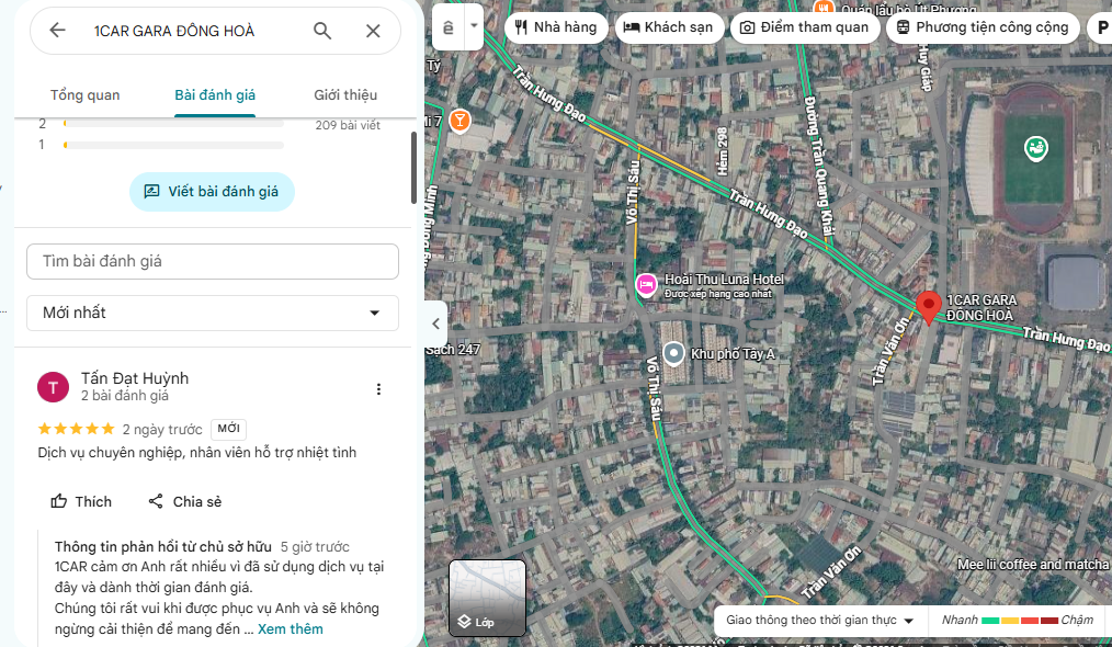 Đánh giá thực tế GMap Đông Hòa