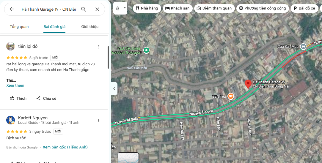 Đánh giá thực tế GMap Biên Hòa