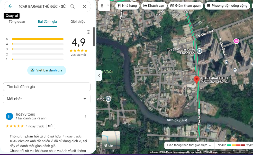 Đánh giá thực tế GMap Thủ Đức