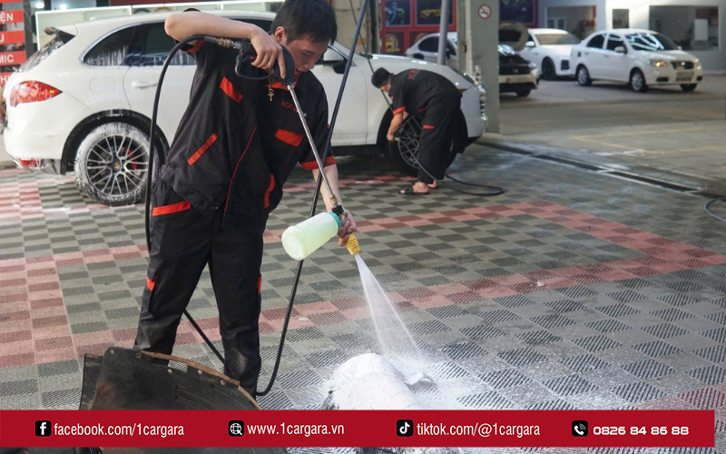 Khác rửa truyền thống, quy trình cao cấp chăm sóc kỹ từng chi tiết