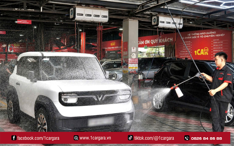 1CAR GARA làm sạch chuyên nghiệp, bảo vệ xe sau mỗi chuyến đi