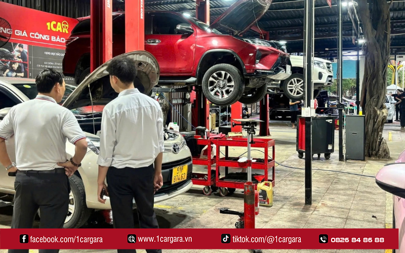 1CAR GARA giúp xác định nguyên nhân, khắc phục lỗi động cơ hiệu quả